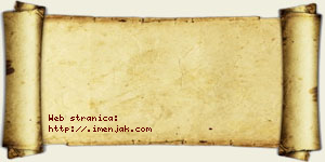 Vojislava Debeljak vizit kartica